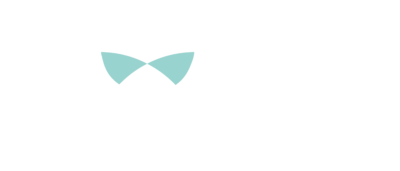 Tufts Hope Logo - White sans-serif type with stylized letter O in Hope